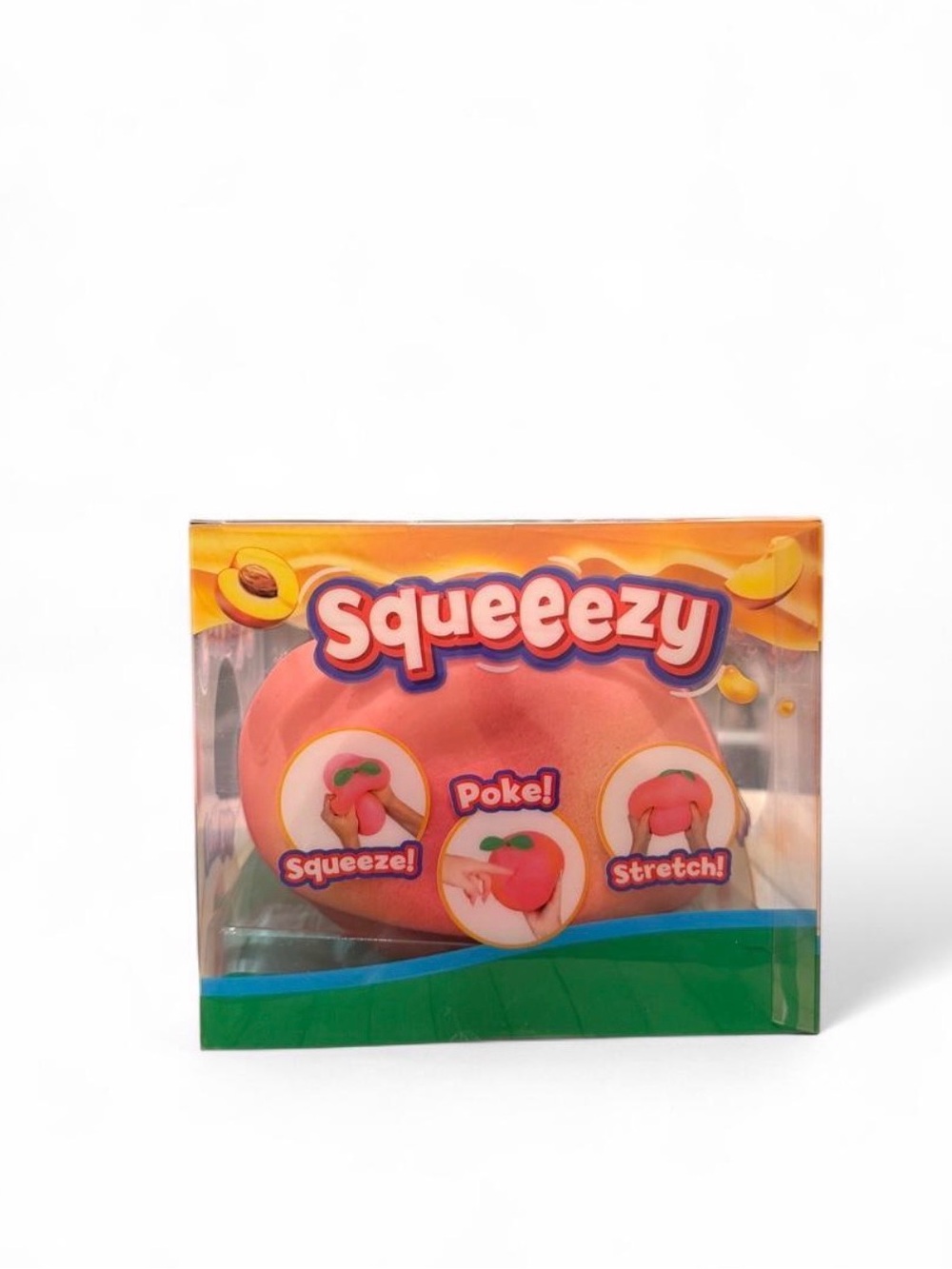 Real Squeezy peach squishy toy